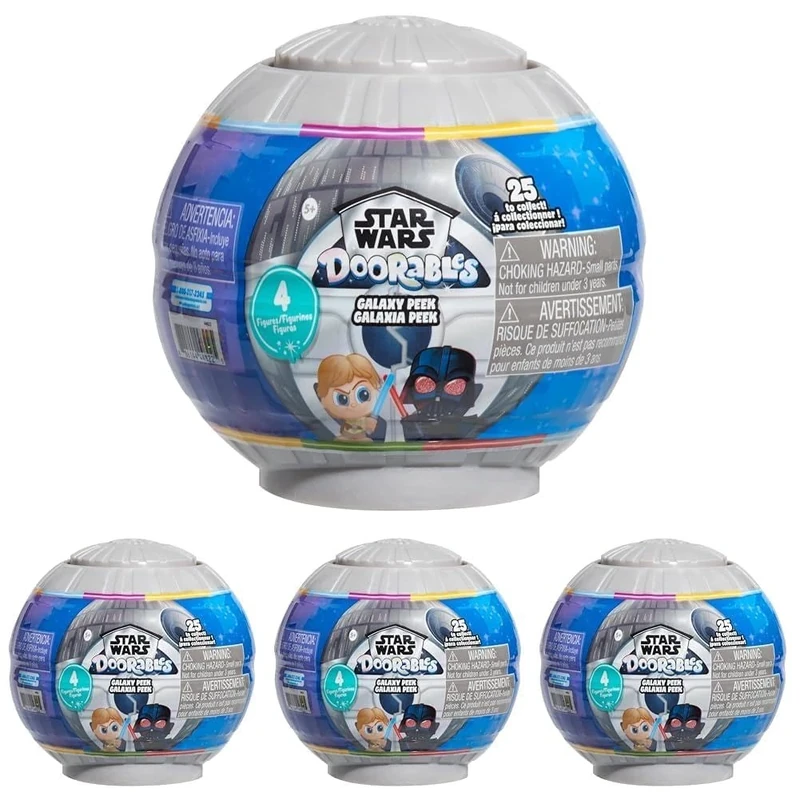 Just Play STAR WARS™ Doorables Collectible Figures Blind Bag, Kids Toys for Ages 5 Up (Pack of 4)