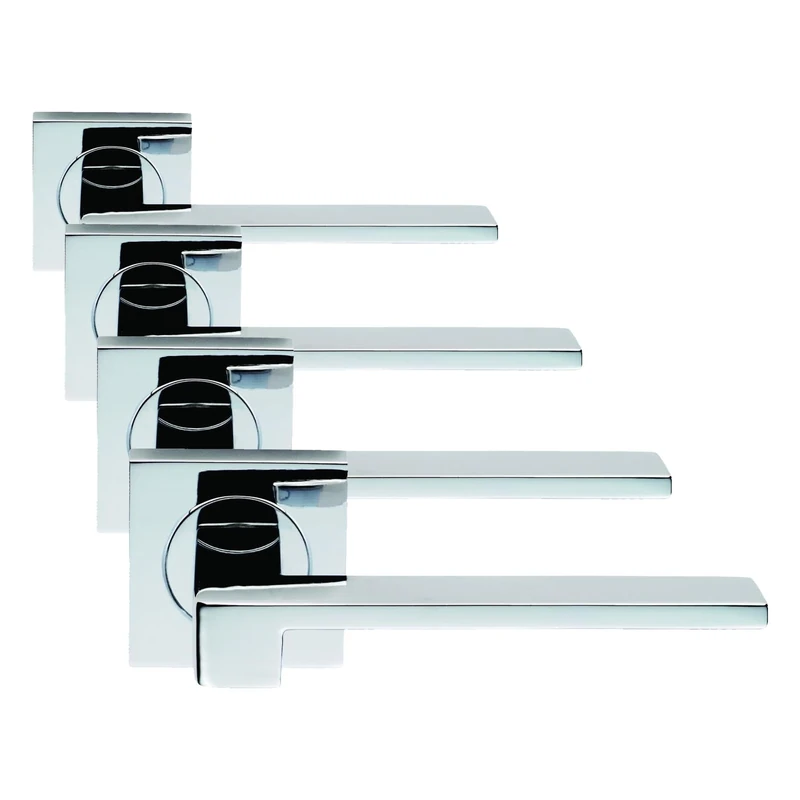 Carlisle Brass SZM370CP SEROZZETTA Equi Lever ON Concealed FIX Square Rose (Pack of 4) - Image 1