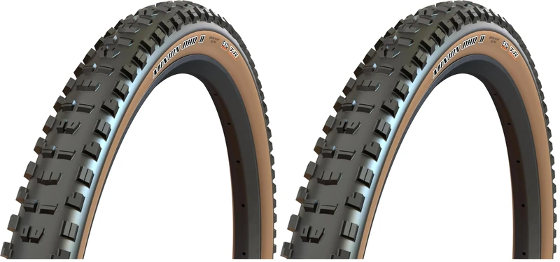 Maxxis Minion DHR II EXO/TR/SkinWall 60 TPI Tubeless 29´´ X 2.40 MTB Tyre 29´´ x 2.40 (Pack of 2)