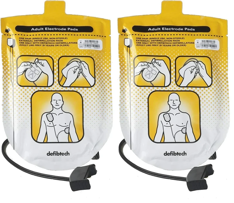 Cardiac Science H50006 Powerheart G3 defibrillation pads, Adult (Pack of 2)