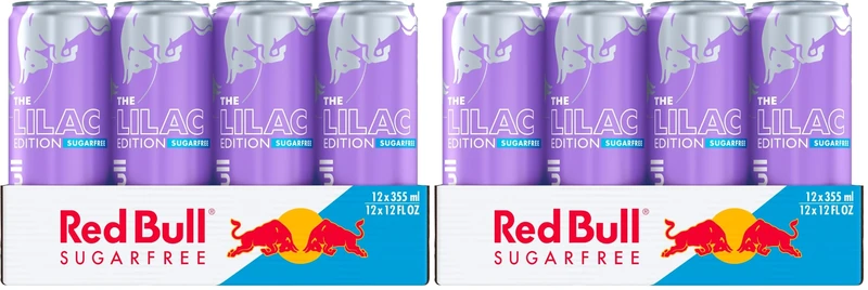 Red Bull Lilac Edition Sugar Free 355ml x12 (Pack of 2)