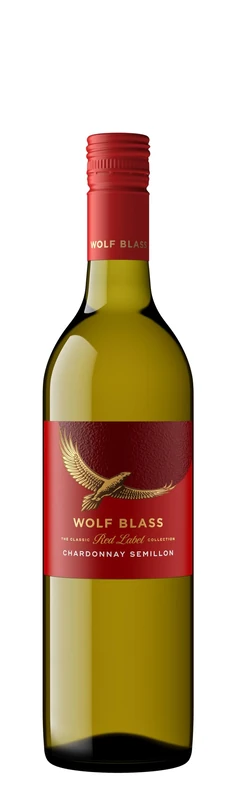 Wolf Blass Red Label Chardonnay Semillon, 750ml (Pack of 6)