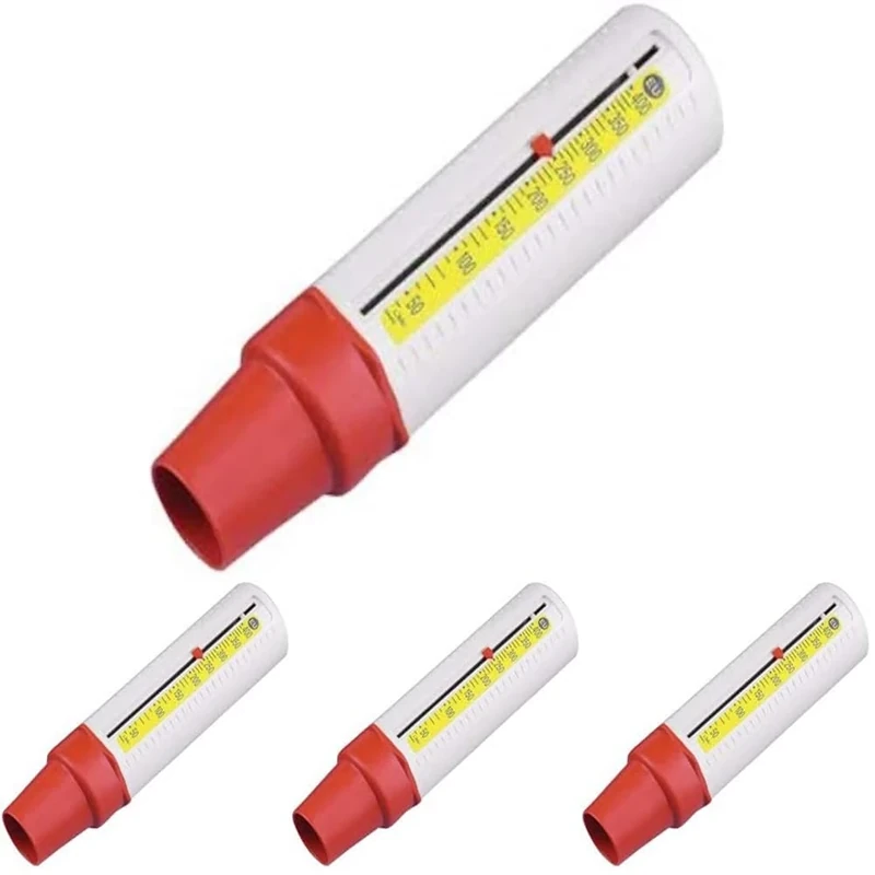 Clement Clarke 3104710 Mini Wright Peak Flow Meter - Low Range, White (Pack of 4) - Image 1