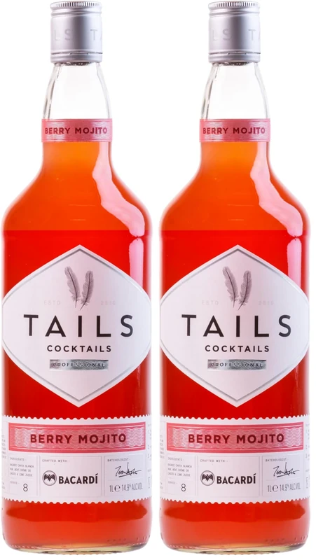 Tails Berry Mojito, 1L (Pack of 2)