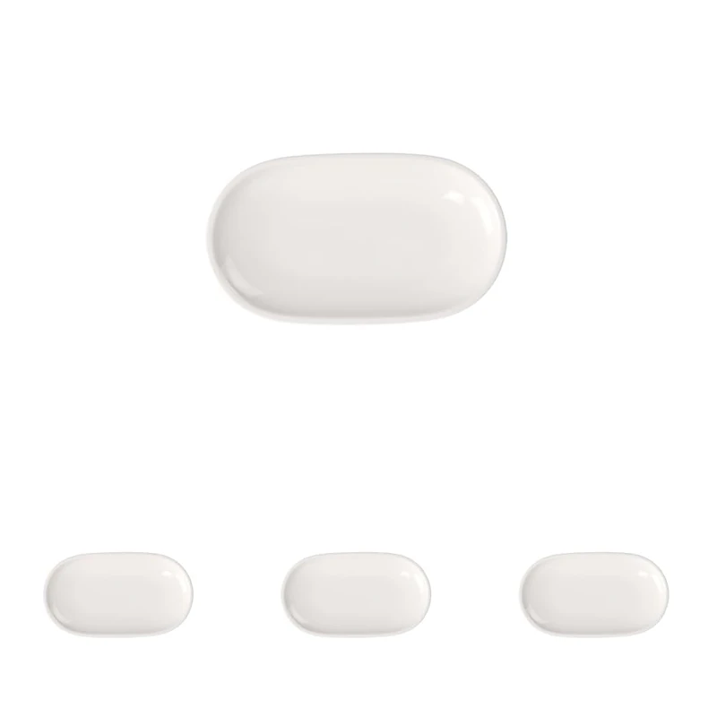 Villeroy & Boch Artesano Original Side Dish Bowl, Premium Porcelain, White (Pack of 4)