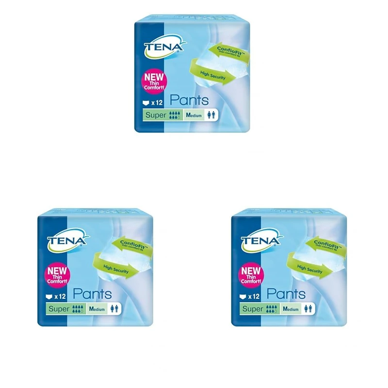 Tena Healthcare Pants Super - Medium (Pack of 3)