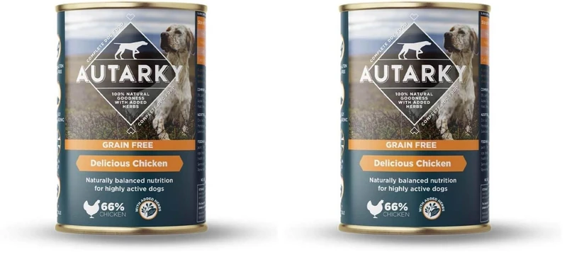 Autarky Grain Free Delicious Chicken Complete Tins 12x395gm (Pack of 2)