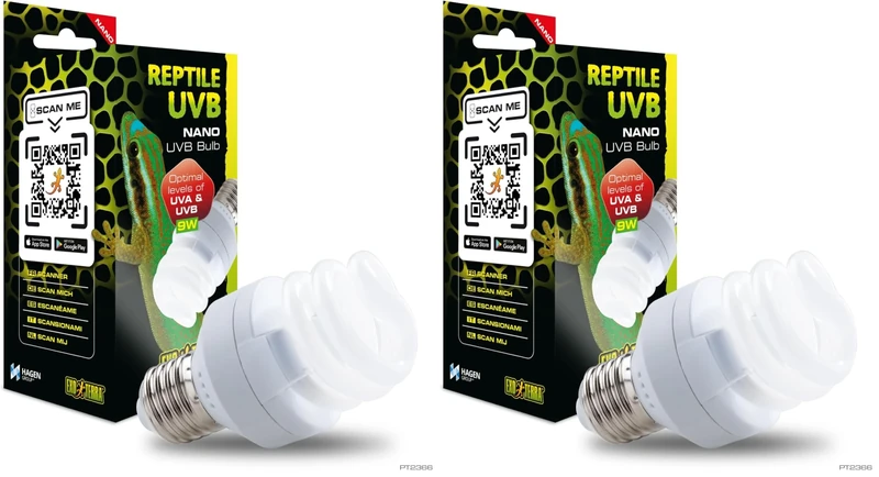 Exo Terra UVB Nano 9w Bulb (Pack of 2)