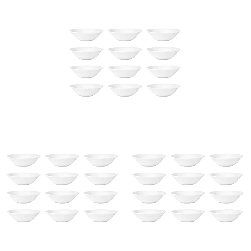 Olympia Hotelware Oatmeal Bowls in White Porcelain 150 mm 6" 12 pc (Pack of 3)