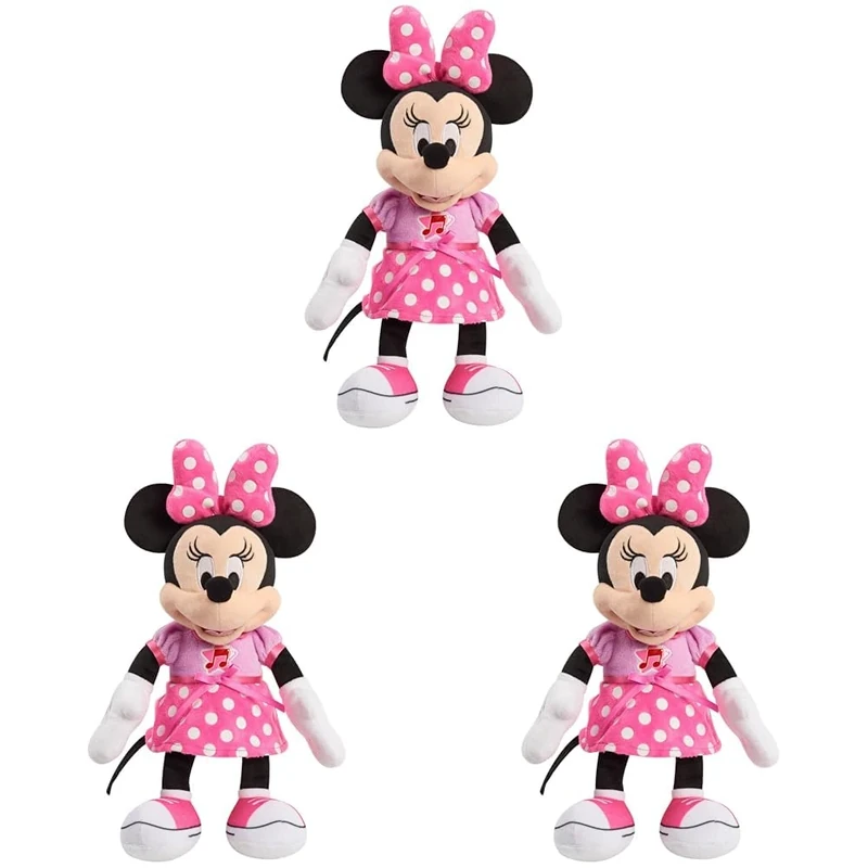 Just Play Minnie Mouse Singing Fun Plush (Pack of 3)