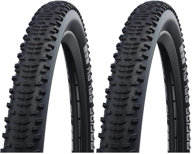 Schwalbe Racing Ralph Perform (Addix) MTB Tire Bicycle Tire Sport Outdoor Black Folding TLR 57-622 (29 × 2.25 ") (Pack of 2)