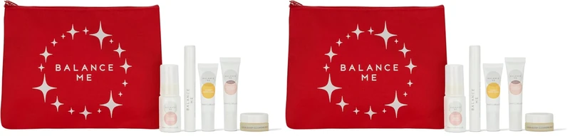 Balance Me The Gift of Great Skin - The Ultimate Christmas Skincare Set - Worth £59 - Curated Regime for Healthy, Glowing Winter Skin for The Holidays (Pack of 2)