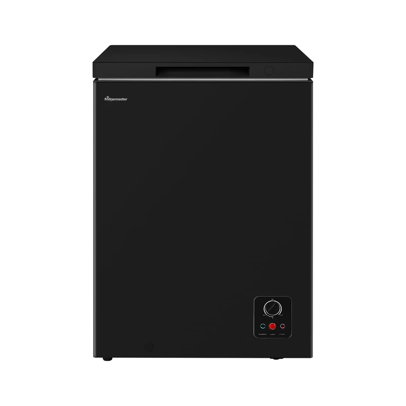 Fridgemaster MCF100EB 97L Chester Freezer 4 Star Freezer Rating - 44.4D x 57.8W x 85.8H cm Black - E Rated