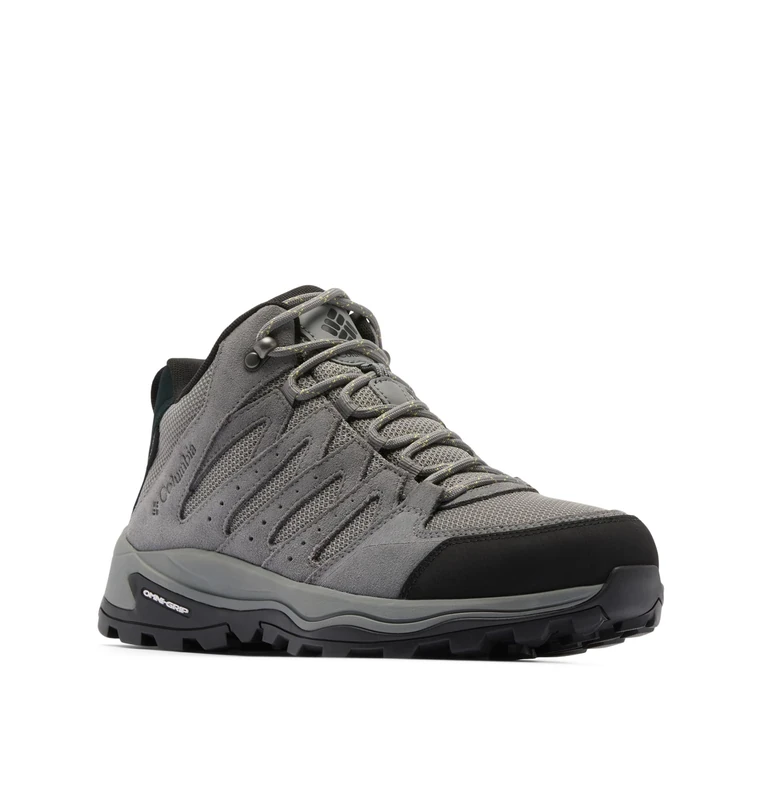 Columbia Men's Redmond 4 Mid WP, Mid Rise Trekking and Hiking Boots, TI Grey Steel/Firefly, 9.5 Regular