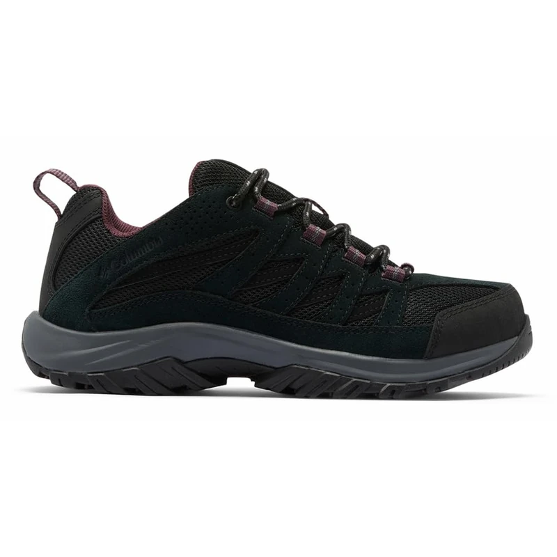 Columbia Women's Crestwood Wide, Low Rise Trekking and Hiking Shoes, Black/Moonvista, 6.5 Regular