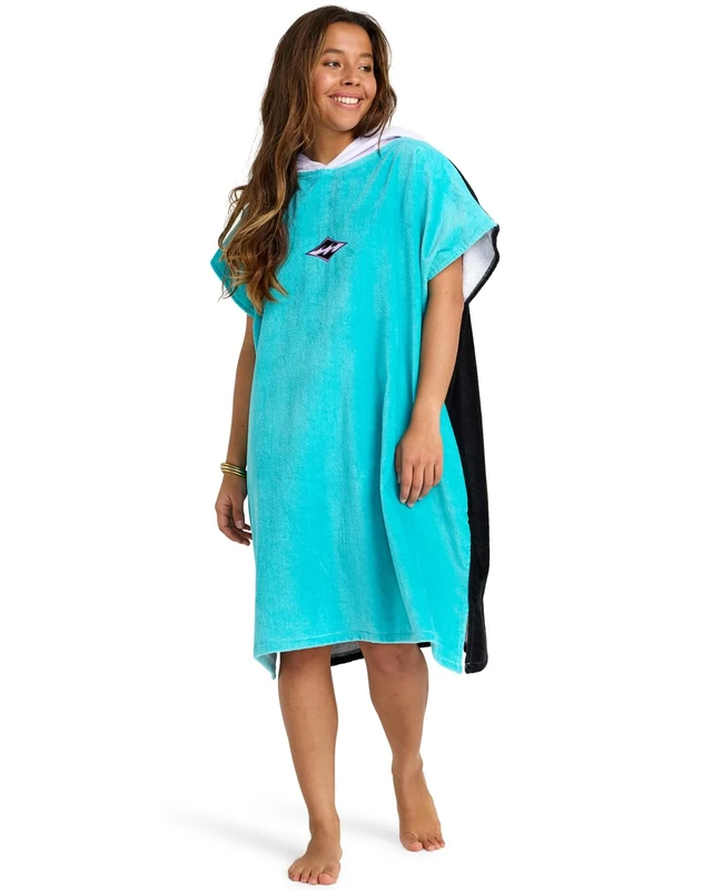 BILLABONG Poncho Changing Towel WOMENS HOODED TOWEL Womens Blue One size