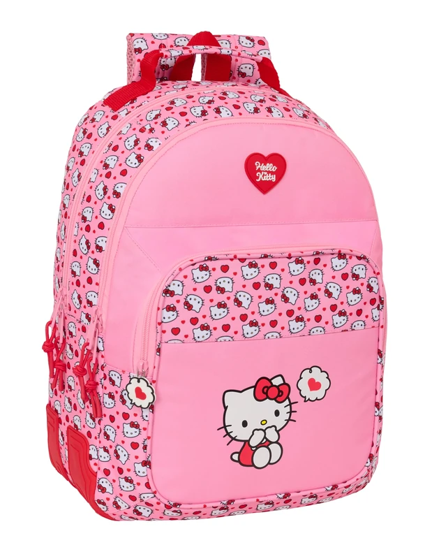 HELLO KITTY – Children's School Backpack, Ideal for Children of Different Ages, Comfortable and Versatile, Quality and Resistance, 32 x 15 x 42 cm - Image 1