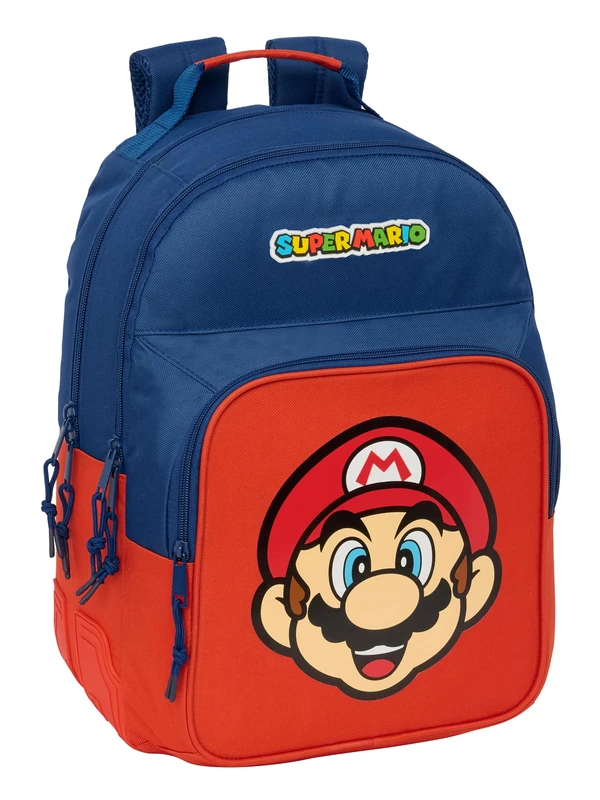 SUPER MARIO MAMMA MIA – Children's School Backpack, Ideal for Children of Different Ages, Comfortable and Versatile, Quality and Resistance, 32 x 15 x 42 cm