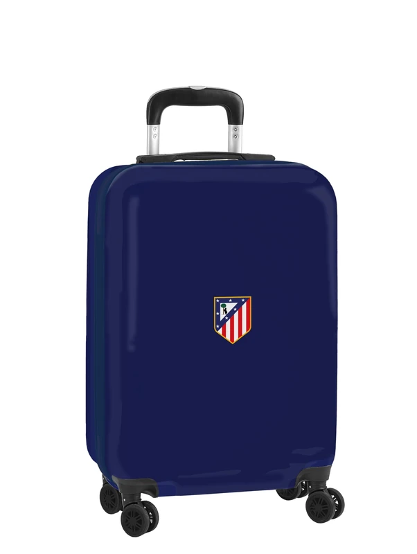ATLÉTICO DE Madrid – Cabin Trolley 20 Inches, Suitcase with Wheels, Security Lock, Lightweight Suitcase, 34.5 x 20 x 55 cm - Image 1