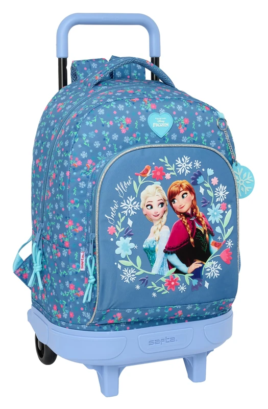 Frozen – Large Backpack with Wheels, Compact, Removable, Ideal for Children of Different Ages, Comfortable and Versatile, Quality and Resistance, 33 x 22 x 45 cm