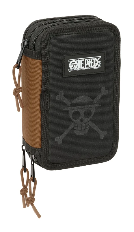 ONE PIECE – School Pencil Case with 37 Tools Included, Children's Pencil Case, Child, Ideal for Children from 5 to 14 Years, Comfortable and Versatile, Quality and Resistance, 12.5 x 5.5 x 19.5 cm