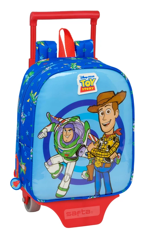 Toy Story Good Vibes - Nursery Backpack with SAFTA Trolley, Ideal for Children of Different Ages, Comfortable and Versatile, Quality and Resistance, 22 x 10 x 27 cm