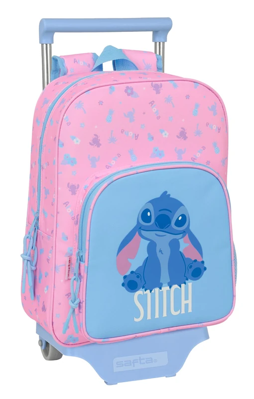 STITCH BRIGHT – Children's Backpack with Trolley Safta 705, Ideal for Children of Different Ages, Comfortable and Versatile, Quality and Resistance, 26 x 11 x 34 cm