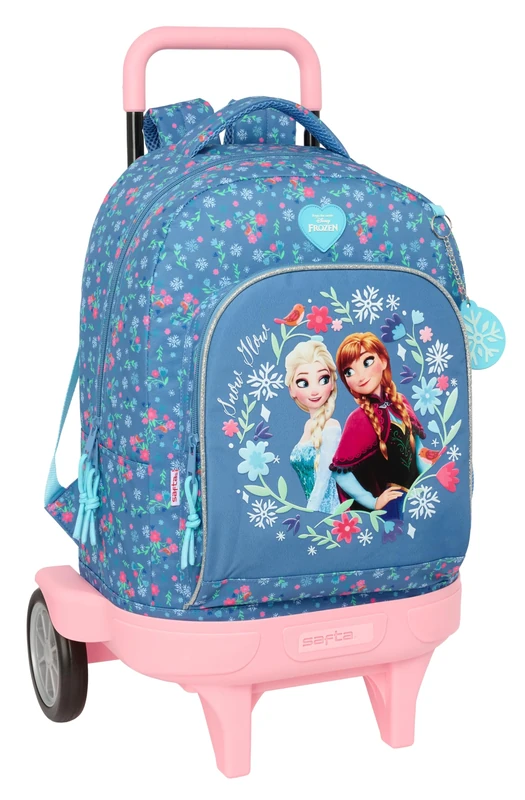 Frozen – Large Backpack with Wheels, Compact Evolution, Removable, Ideal for Children of Different Ages, Comfortable and Versatile, Quality and Resistance, 33 x 22 x 45 cm