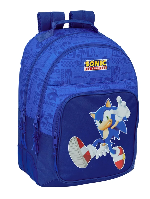 SONIC – Children's School Backpack, Ideal for Children of Different Ages, Comfortable and Versatile, Quality and Resistance, 32 x 15 x 42 cm