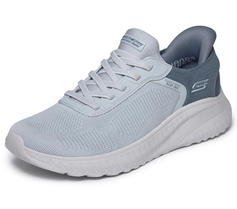 Skechers Women's Slip-Ins Squad Chaos Trainer, Grey, 7 UK