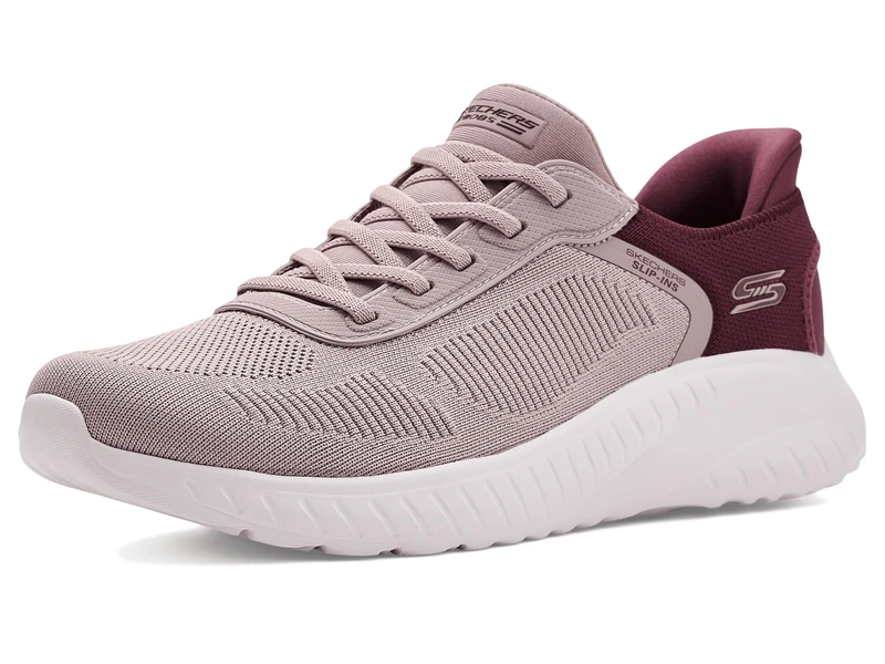 Skechers Women's Slip-Ins Squad Chaos Trainer, Pink, 5 UK