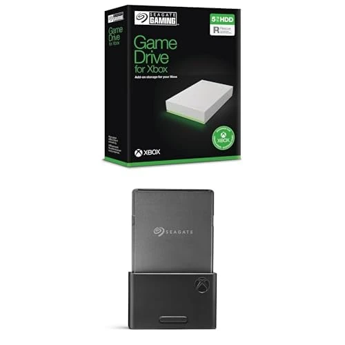 Seagate Xbox Series Game Drive Bundle – 5TB HDD + 1TB SSD | Officially Licensed Storage Expansion incl. Data Rescue Service