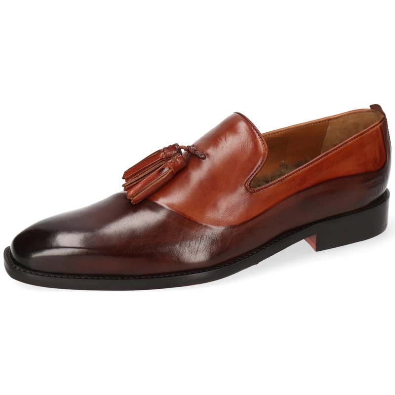 Melvin & Hamilton Leonardo 24 Men's Loafers, Brown, 7 UK