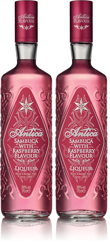 ANTICA Raspberry Sambuca 70cl Bottle (Pack of 2) - Image 1