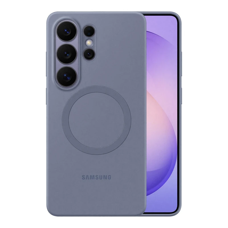 Samsung Galaxy S26 Ultra Silicone Magnet Case, Blue Violet