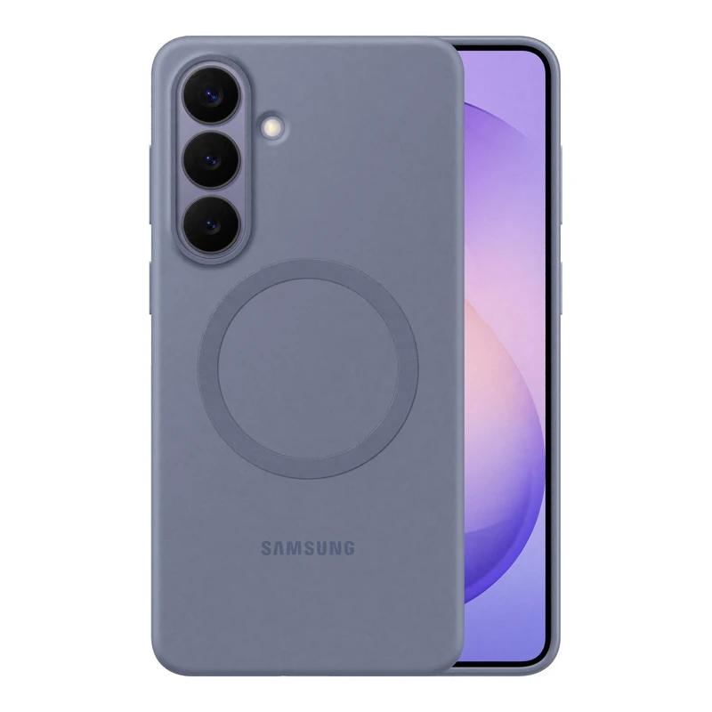 Samsung Galaxy S26 Silicone Magnet Case, Blue Violet