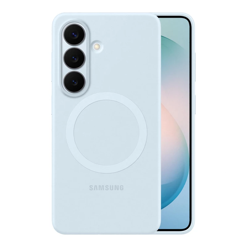 Samsung Galaxy S26 Silicone Magnet Case, Light Blue