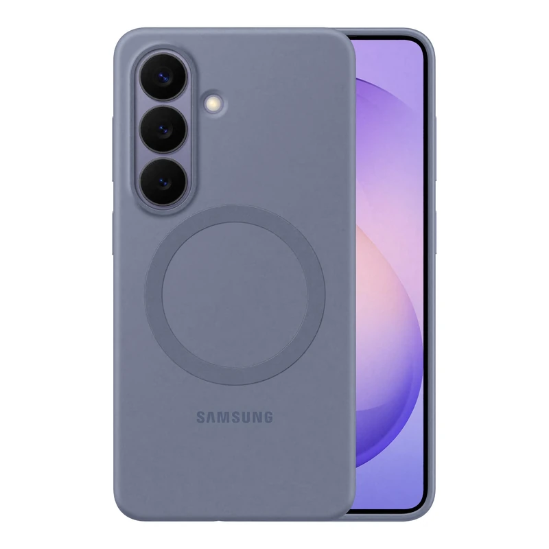 Samsung Galaxy S26 Silicone Magnet Case, Blue Violet