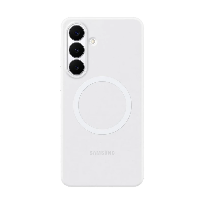 Samsung Galaxy S26+ Silicone Magnet Case, White