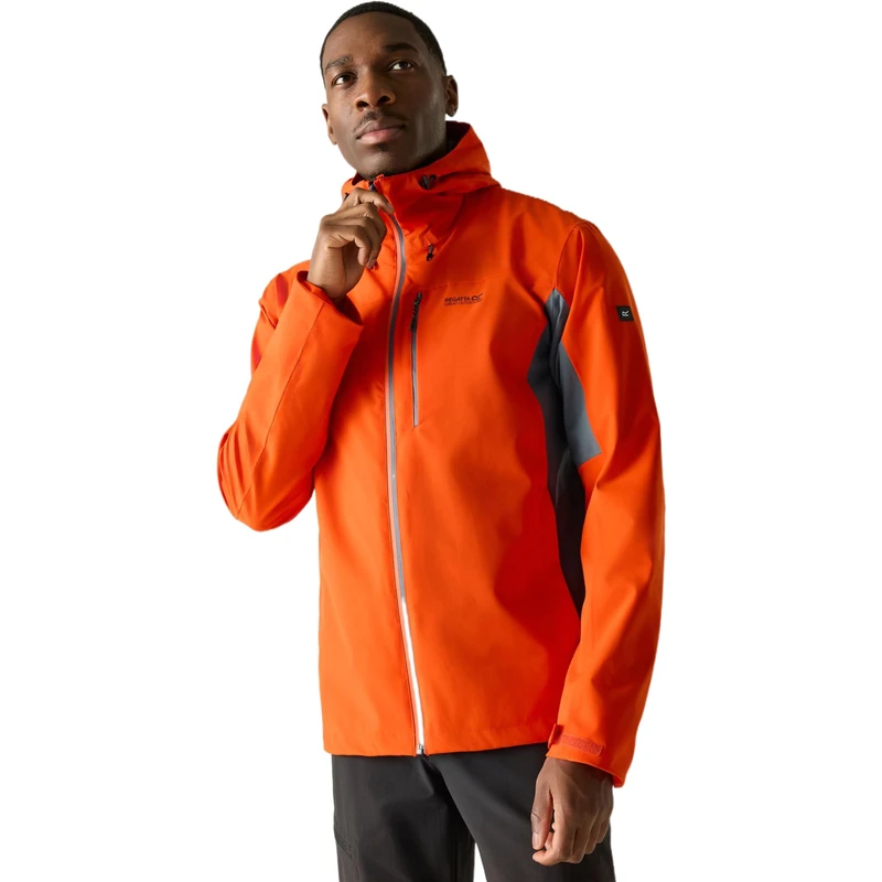 Regatta Mens Birchdale II Waterproof Soft Shell Jacket Breathable Walking Hiking Coat