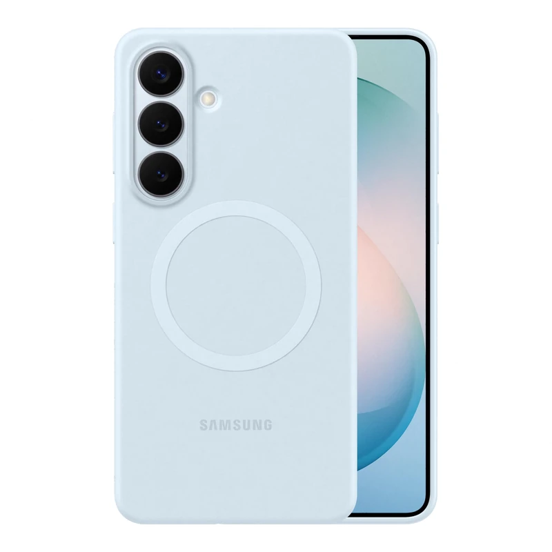 Samsung Galaxy S26+ Silicone Magnet Case, Light Blue