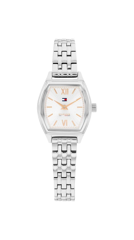 Tommy Hilfiger Two Hand Quartz Movement Watch Silver with Silver Stainless Steel Bracelet - 1782872