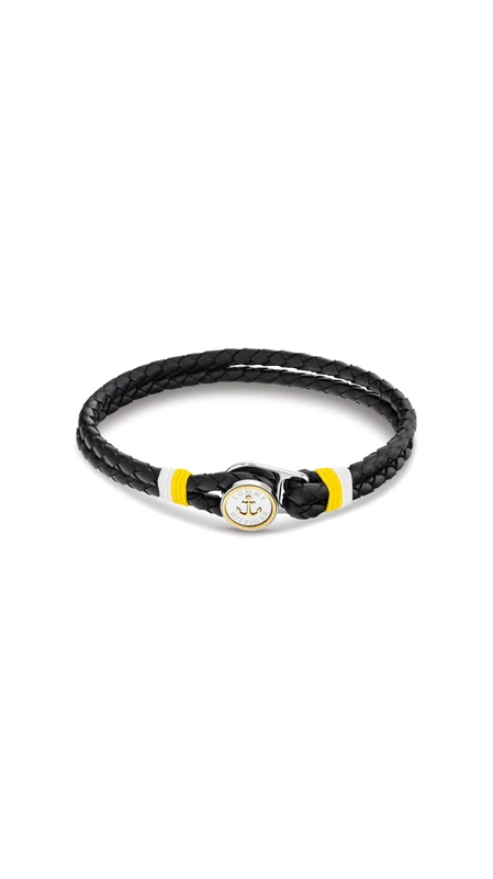 Tommy Hilfiger Jewelry Men's Leather Bracelet Black - 2790695S