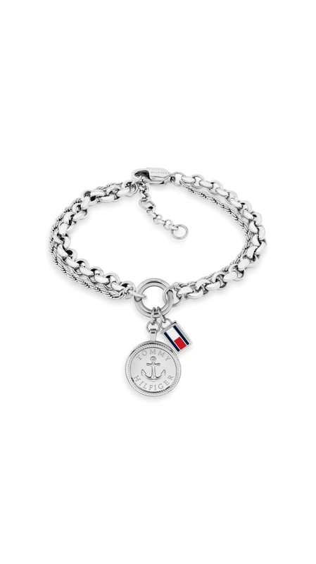 Tommy Hilfiger Jewelry Women's Pendant Bracelet Stainless Steel - 2781024