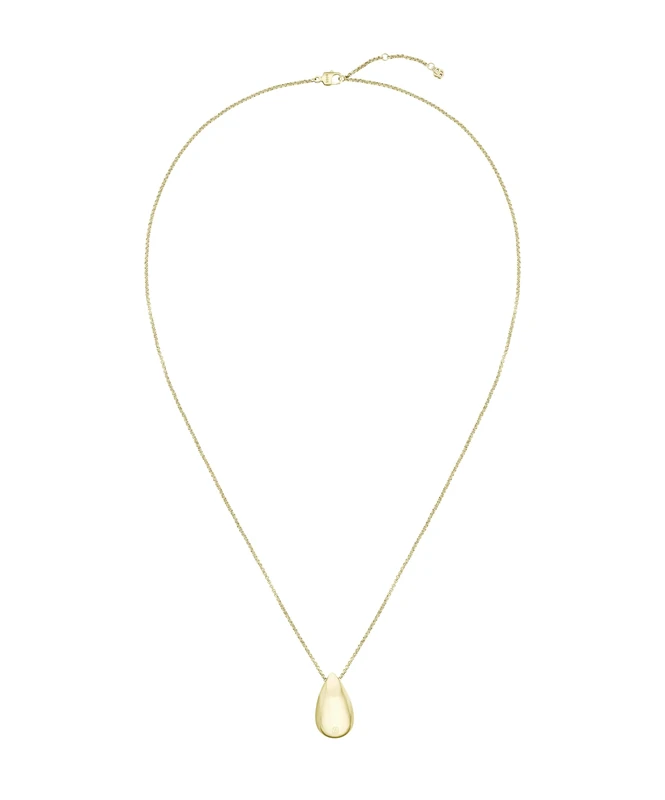 BOSS Jewelry Women's Pendant with Chain In Stainless Steel with Yellow Gold Plating - 1580844