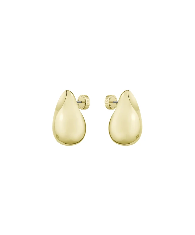 BOSS Jewelry Women's Dangle & Drop Earrings In Stainless Steel with Yellow Gold Plating - 1580824