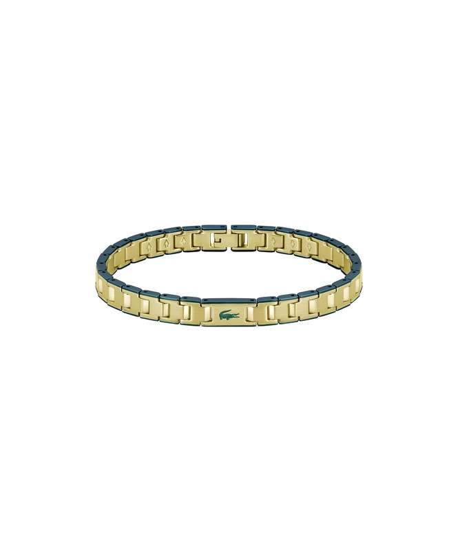 Lacoste Men's Link Bracelet in Stainless Steel & Yellow Gold - 2040587