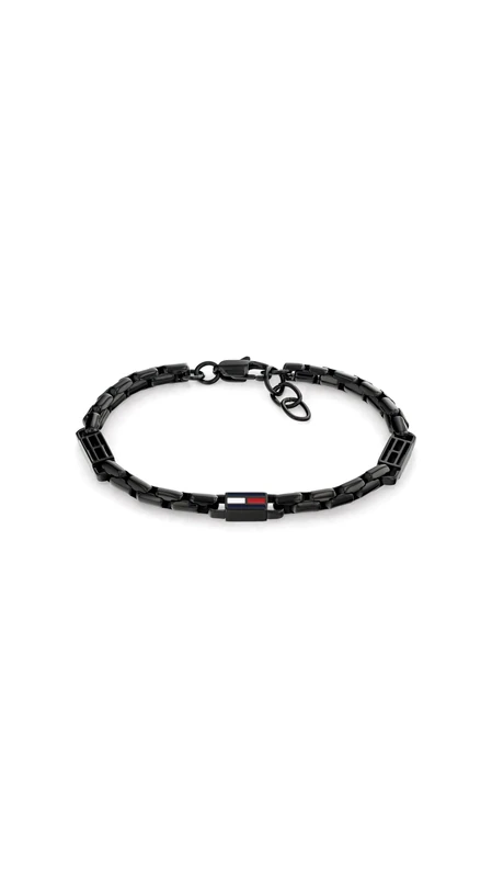 Tommy Hilfiger Jewelry Men's Chain Bracelet in Stainless Steel with Black Plating - 2790676