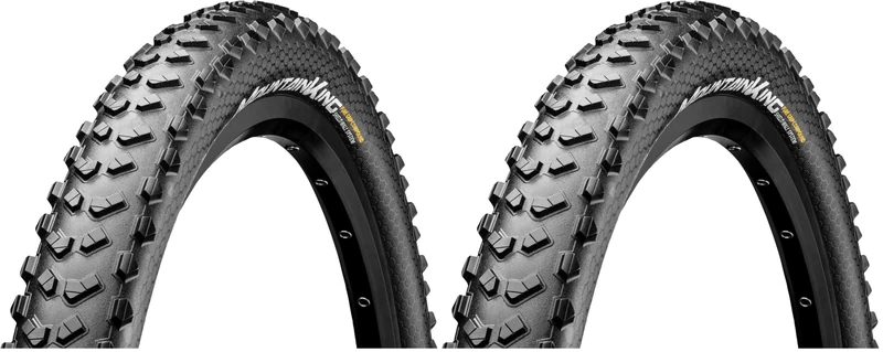 Continental Unisex's King III, Mountain, Black, 26 X 2.3 (Pack of 2)