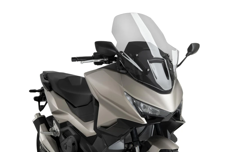 Puig 22582W V-Tech Line Touring with aerodynamic design, 4 mm methacrylate,visibility, stability and comfort in touring and urban riding. Clear